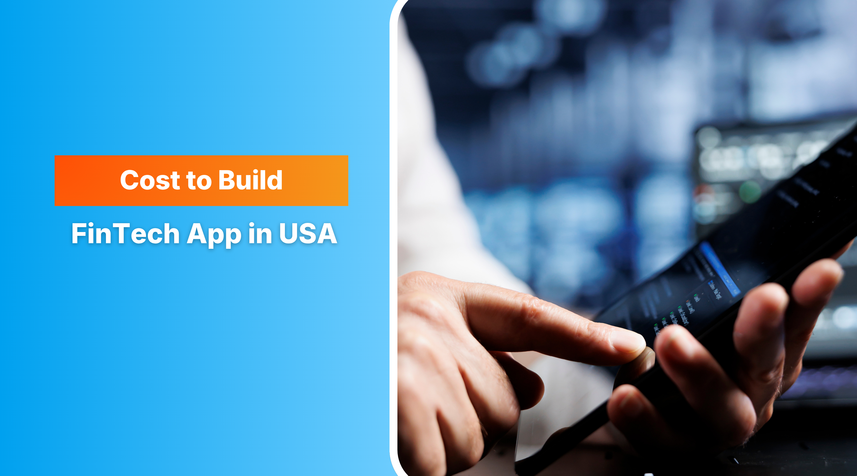 How Much Does It Cost to Build a FinTech App in USA?
