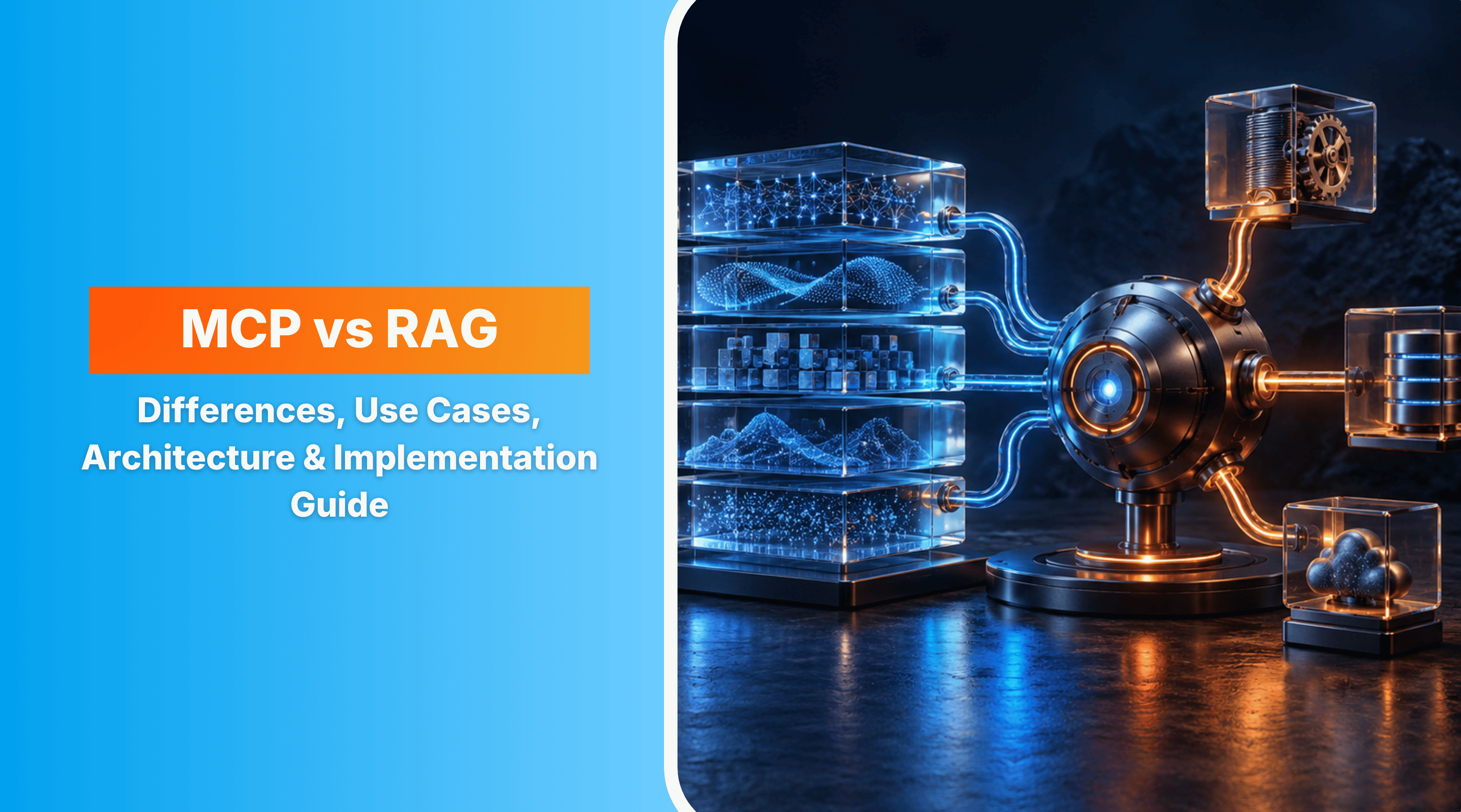 MCP vs RAG: Differences, Use Cases, Architecture & Implementation Guide